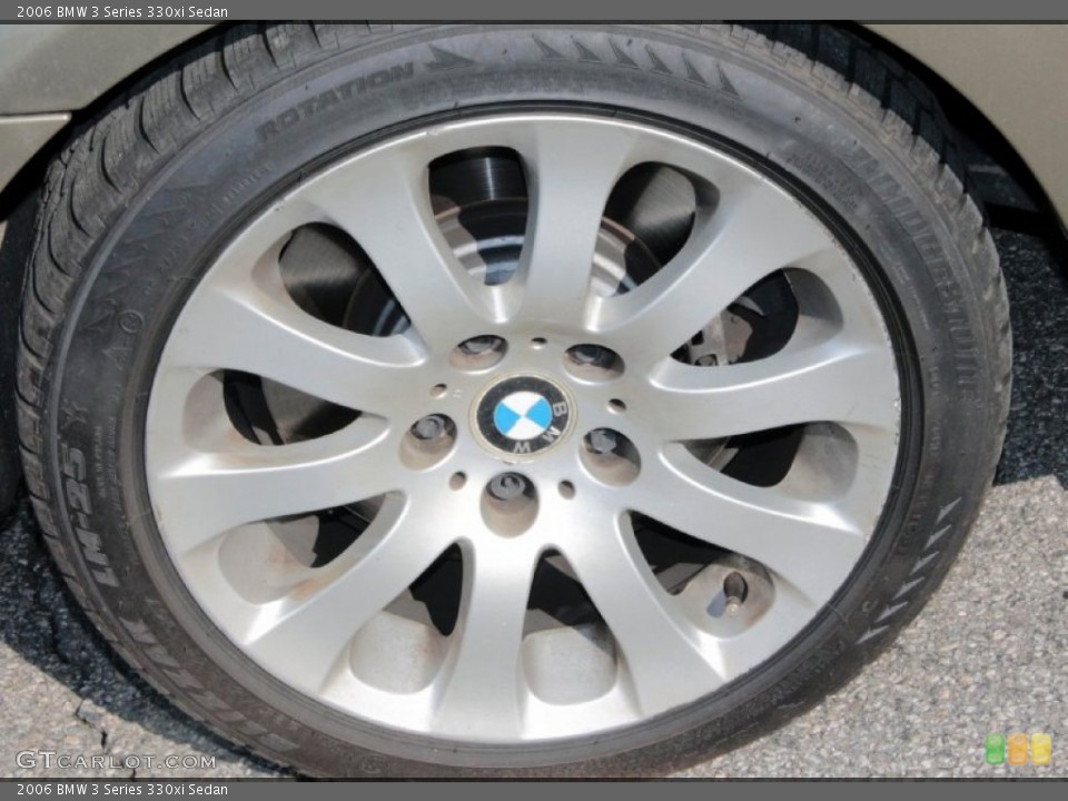 2006 BMW 3 Series 330xi Sedan Wheel and Tire Photo #77718501