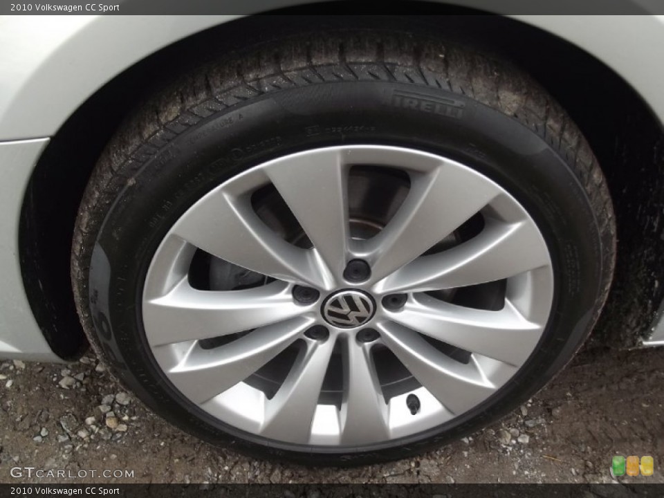 2010 Volkswagen CC Sport Wheel and Tire Photo #77719005