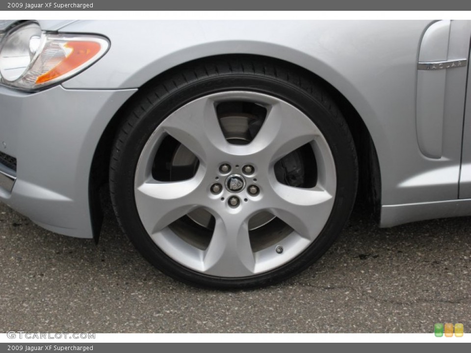 2009 Jaguar XF Supercharged Wheel and Tire Photo #77722845