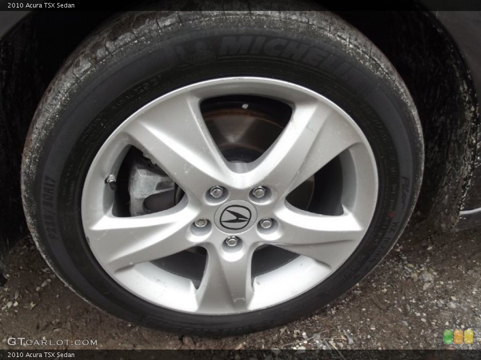 2010 Acura TSX Sedan Wheel and Tire Photo #77723244