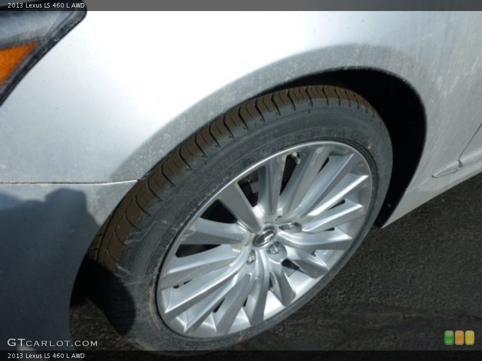 2013 Lexus LS 460 L AWD Wheel and Tire Photo #77726397
