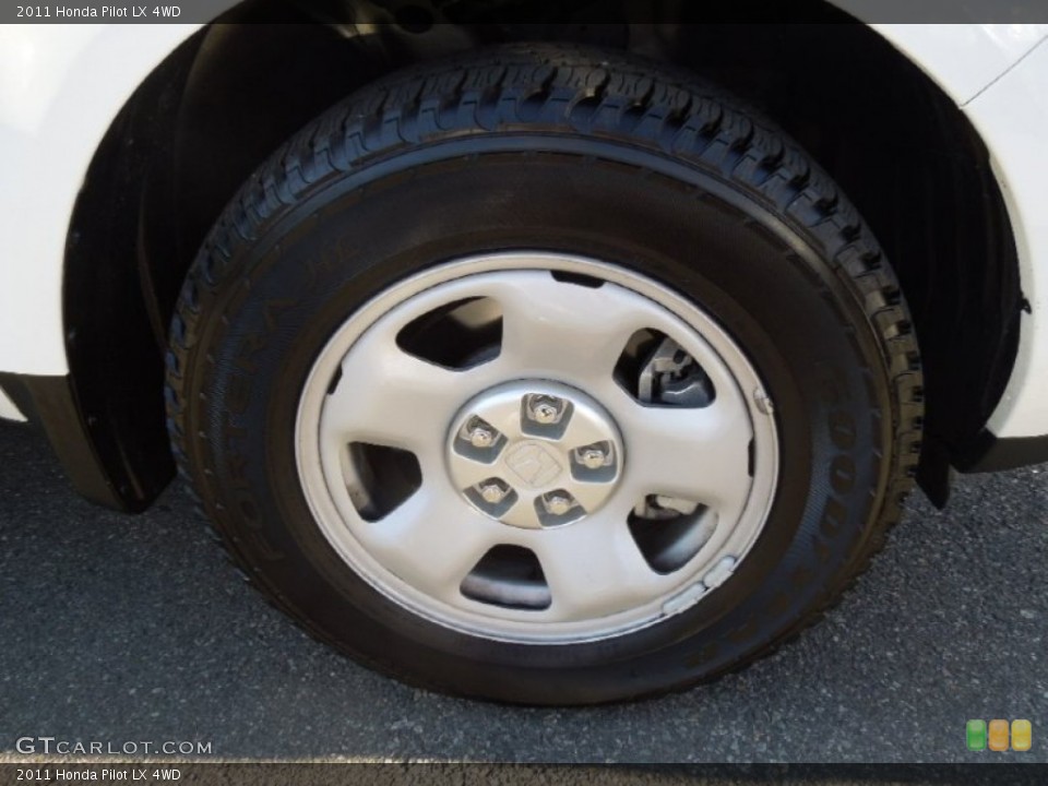 2011 Honda Pilot LX 4WD Wheel and Tire Photo #77729180