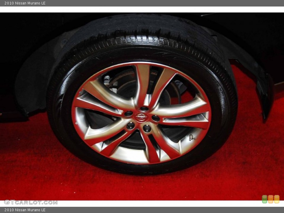 2010 Nissan Murano LE Wheel and Tire Photo #77730410