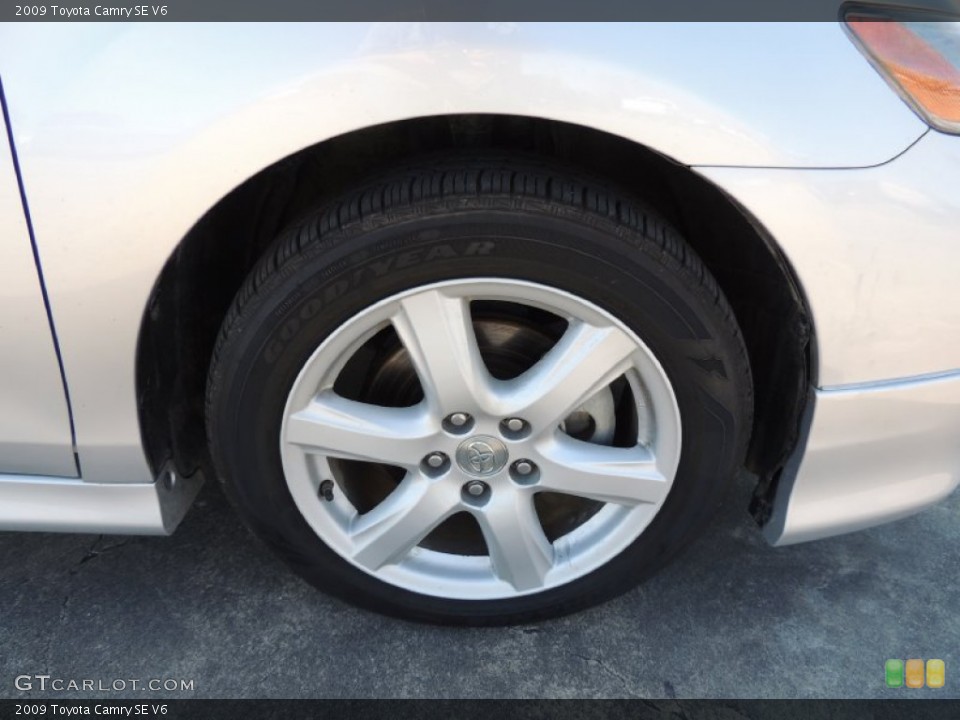 2009 Toyota Camry SE V6 Wheel and Tire Photo #77734745