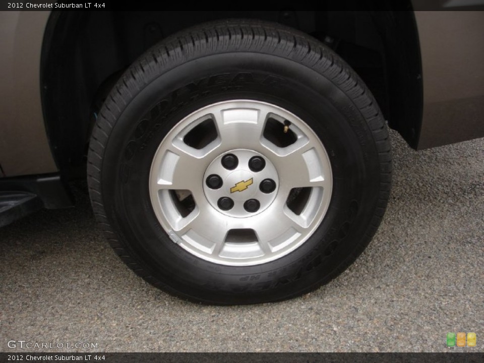 2012 Chevrolet Suburban LT 4x4 Wheel and Tire Photo #77735052