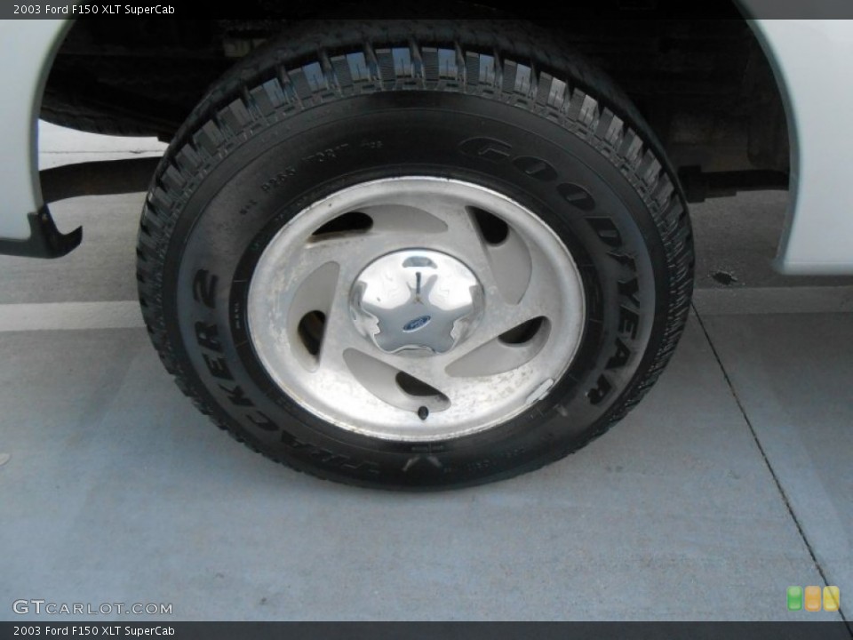 2003 Ford F150 XLT SuperCab Wheel and Tire Photo #77735217