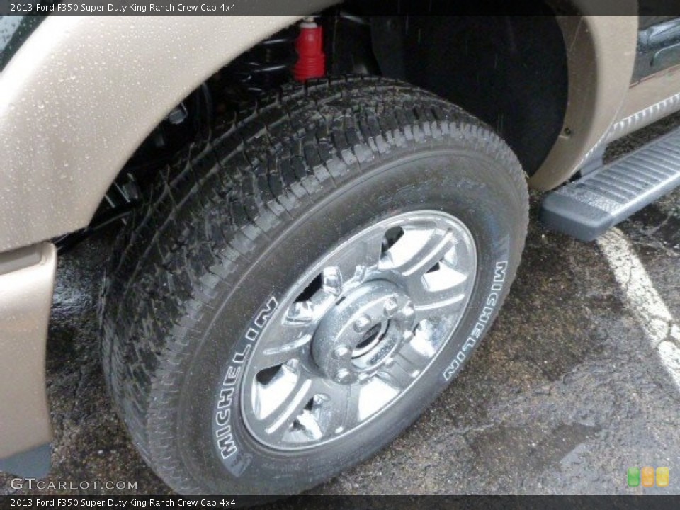 2013 Ford F350 Super Duty King Ranch Crew Cab 4x4 Wheel and Tire Photo #77736637