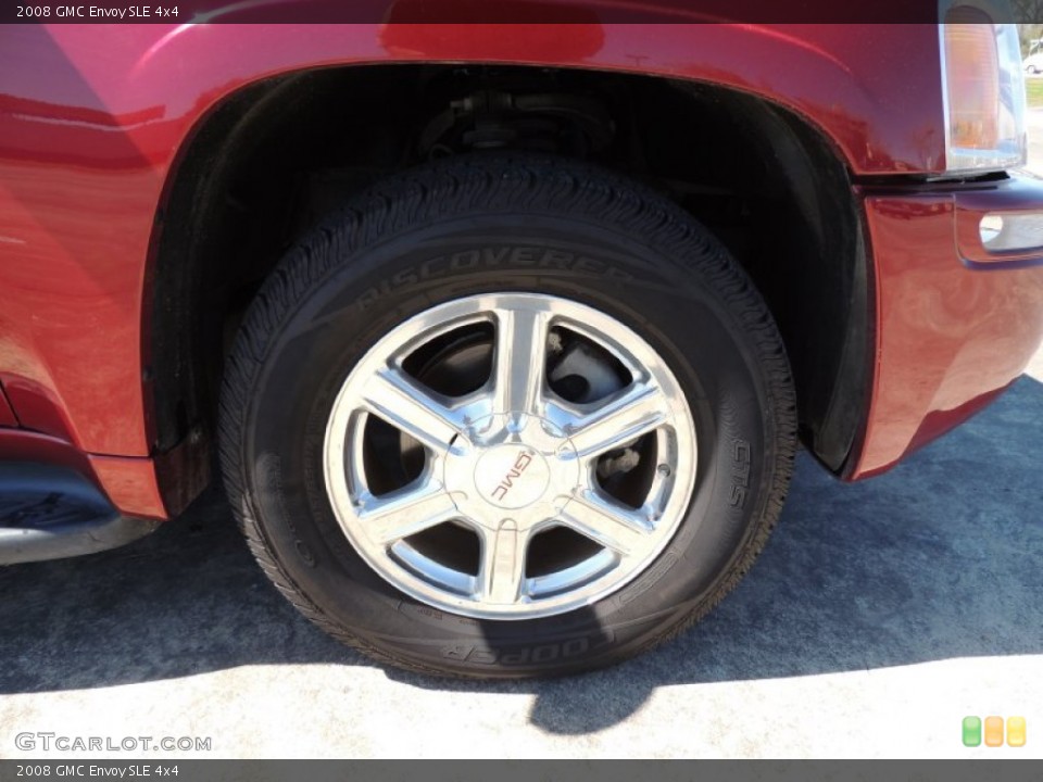 2008 GMC Envoy SLE 4x4 Wheel and Tire Photo #77737565