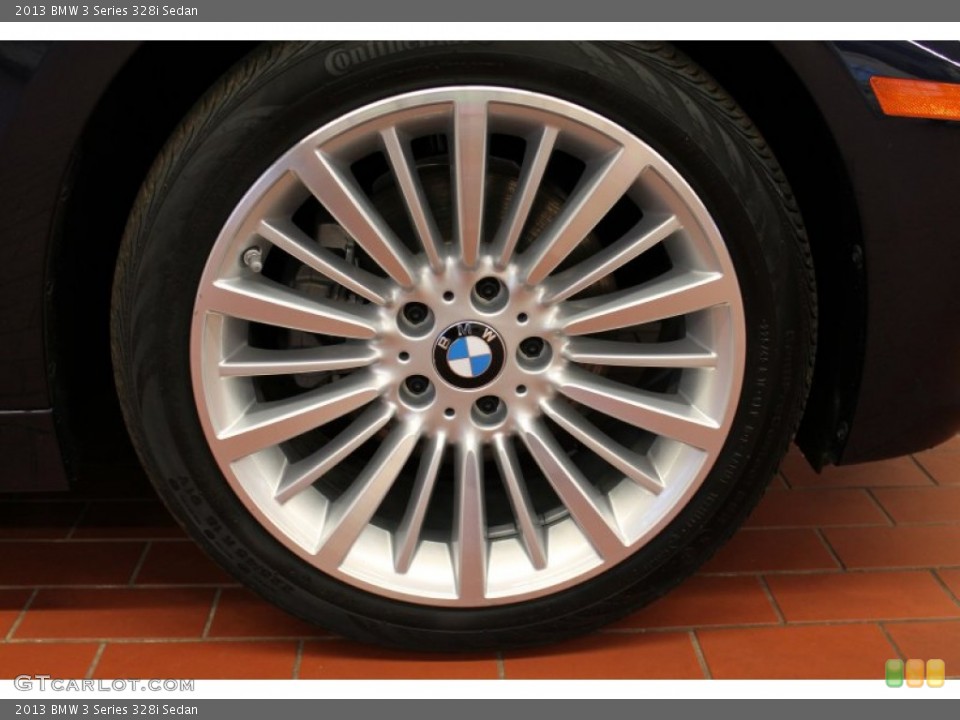 2013 BMW 3 Series 328i Sedan Wheel and Tire Photo #77738349
