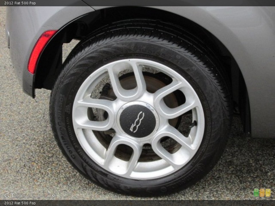 2012 Fiat 500 Pop Wheel and Tire Photo #77739472