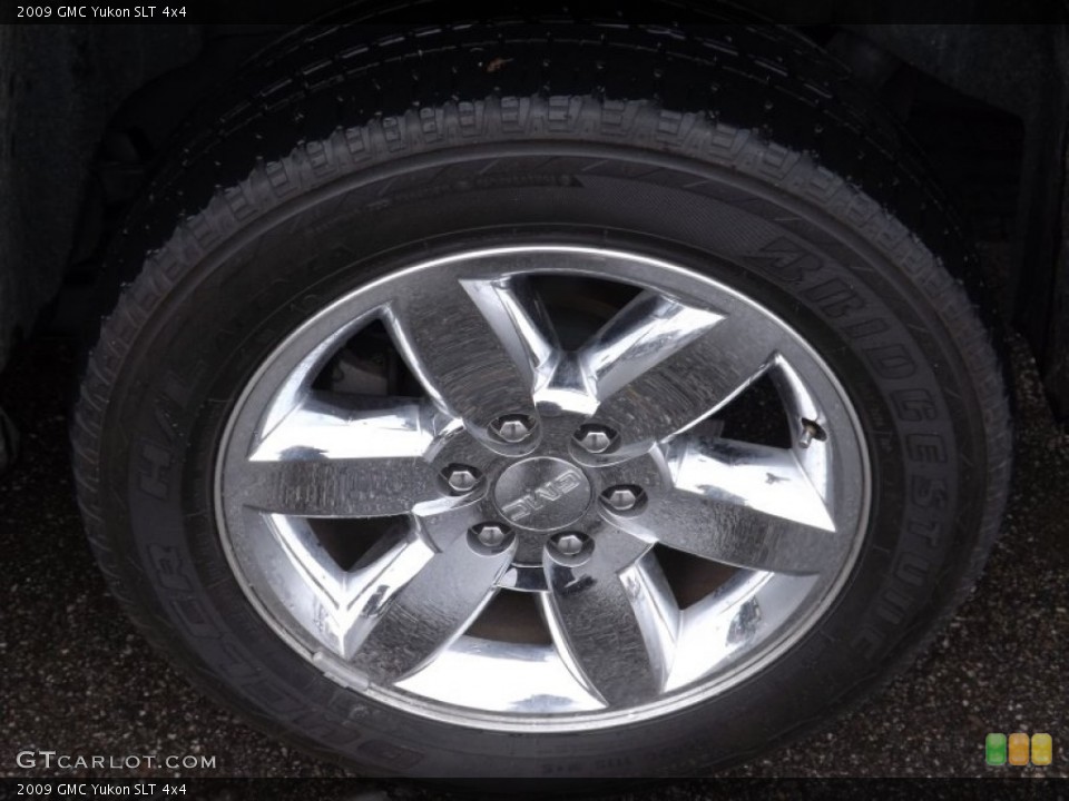 2009 GMC Yukon SLT 4x4 Wheel and Tire Photo #77740296