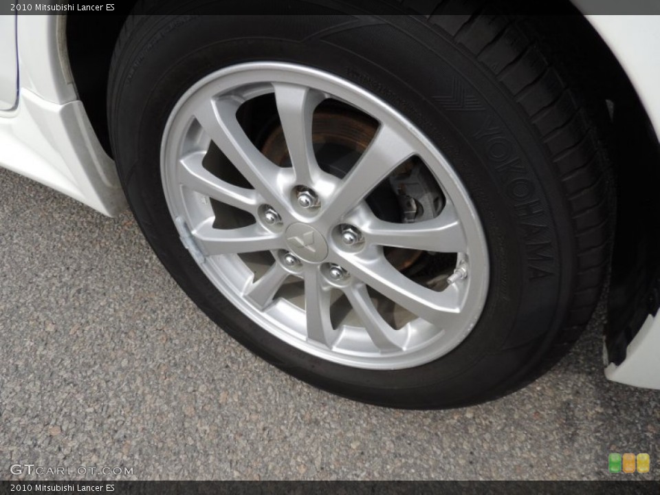 2010 Mitsubishi Lancer ES Wheel and Tire Photo #77741709