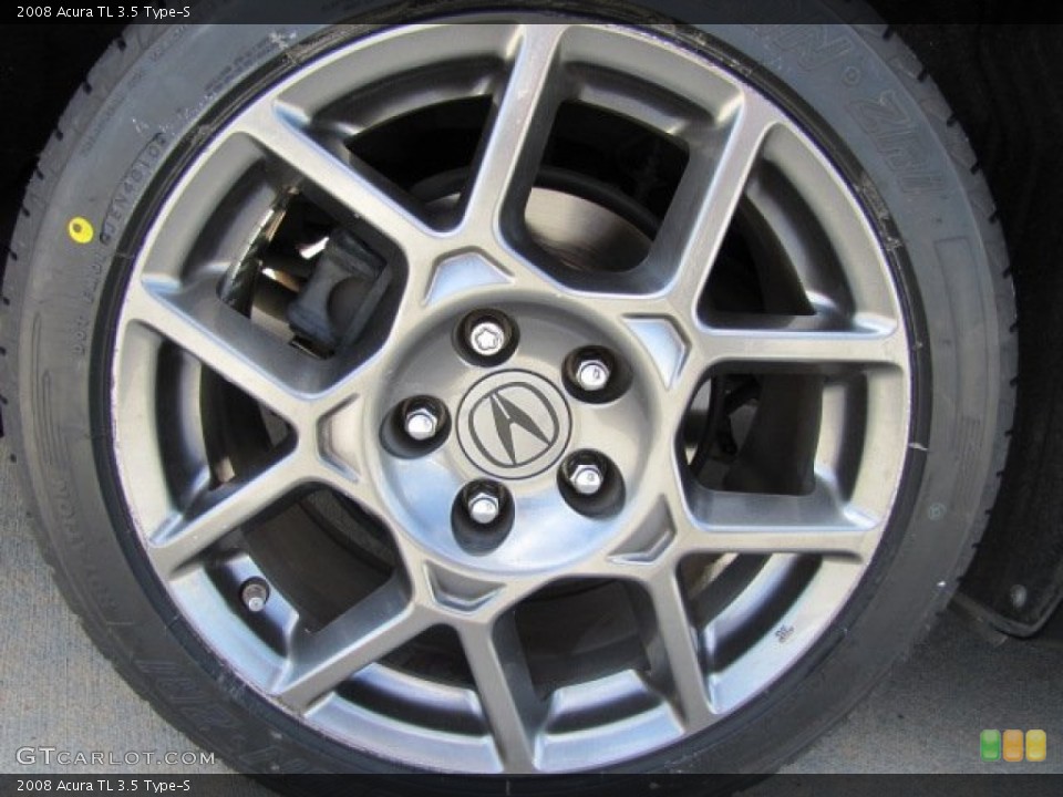 2008 Acura TL 3.5 Type-S Wheel and Tire Photo #77742887