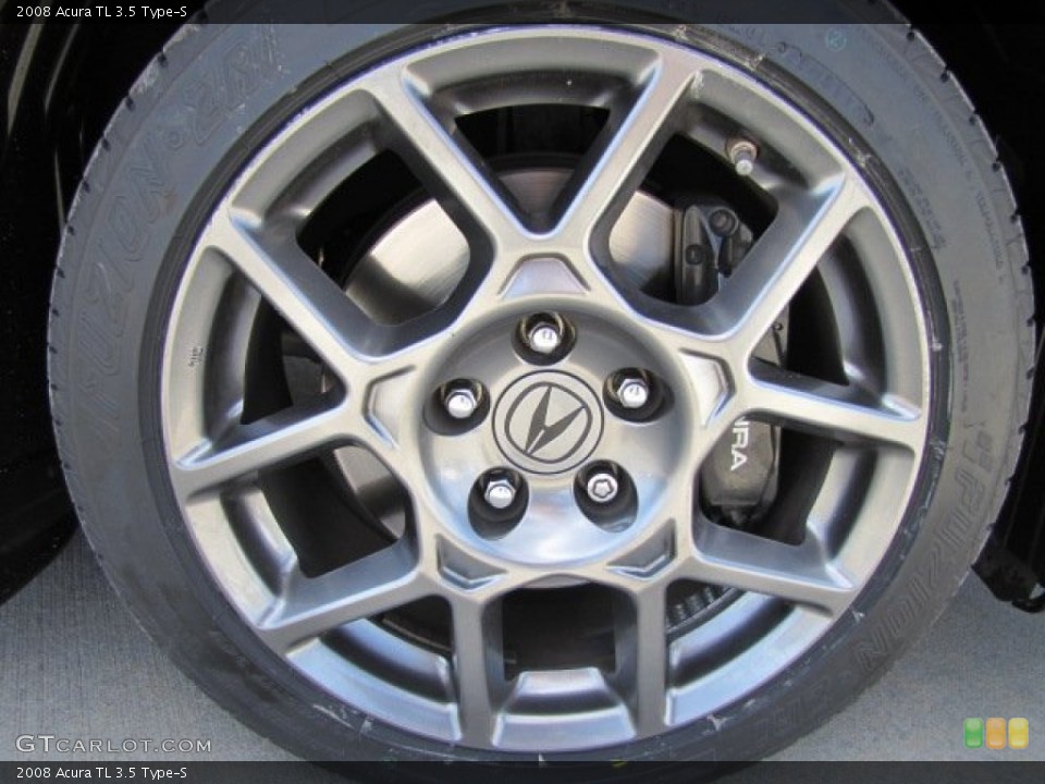 2008 Acura TL 3.5 Type-S Wheel and Tire Photo #77742942