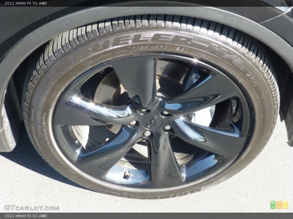 2011 Infiniti FX 50 AWD Wheel and Tire Photo #77743809