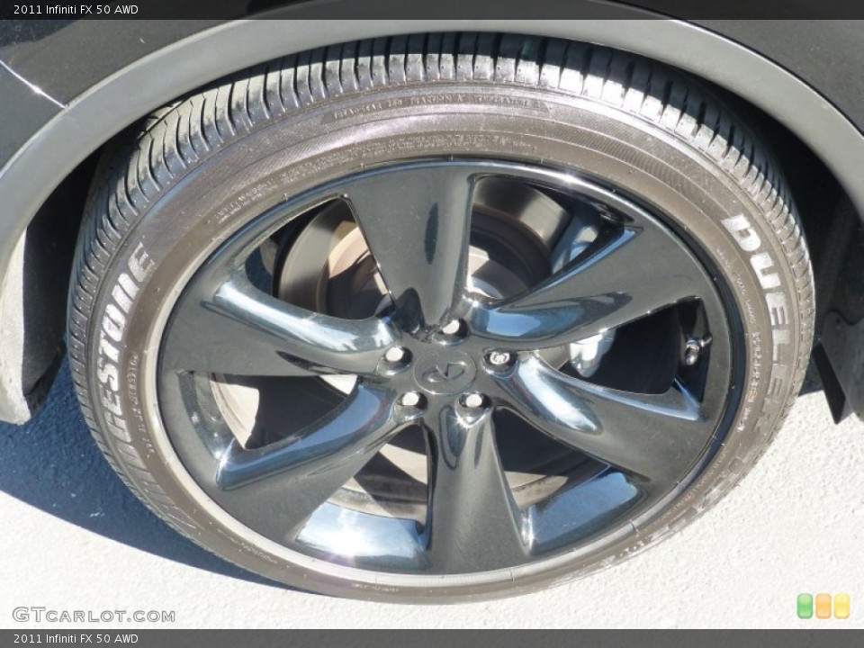 2011 Infiniti FX 50 AWD Wheel and Tire Photo #77743833