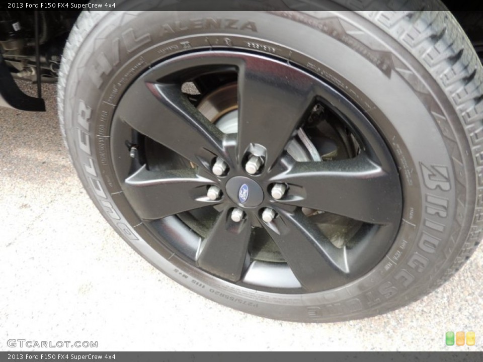 2013 Ford F150 FX4 SuperCrew 4x4 Wheel and Tire Photo #77744085