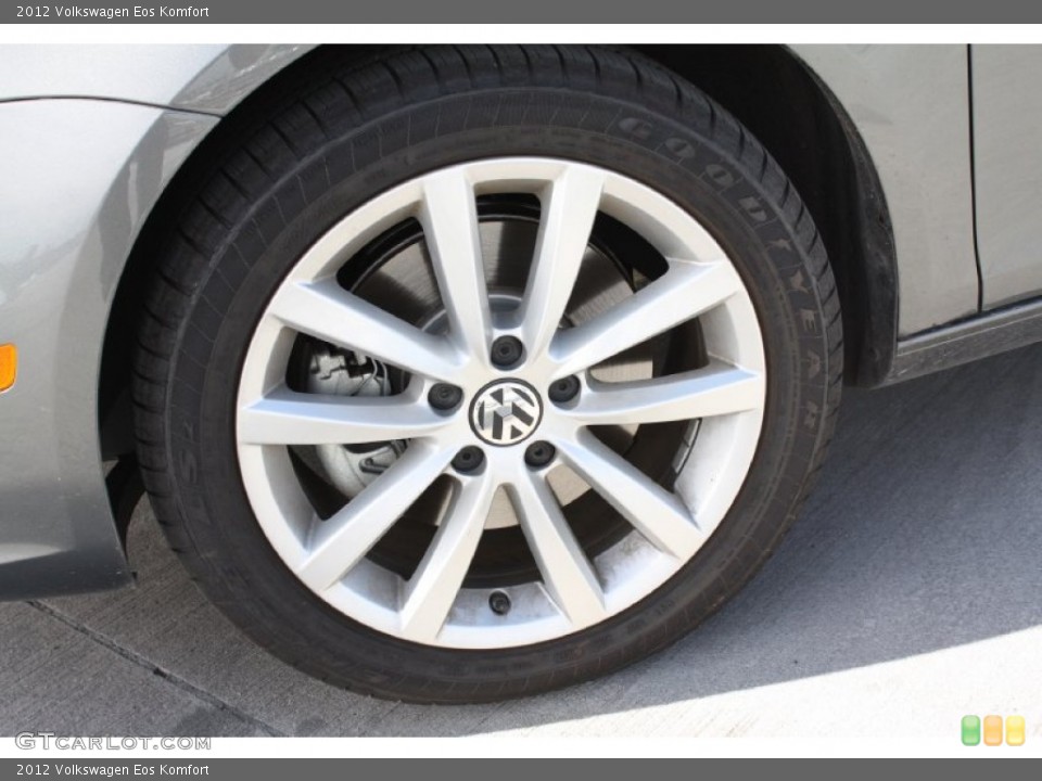 2012 Volkswagen Eos Komfort Wheel and Tire Photo #77745331