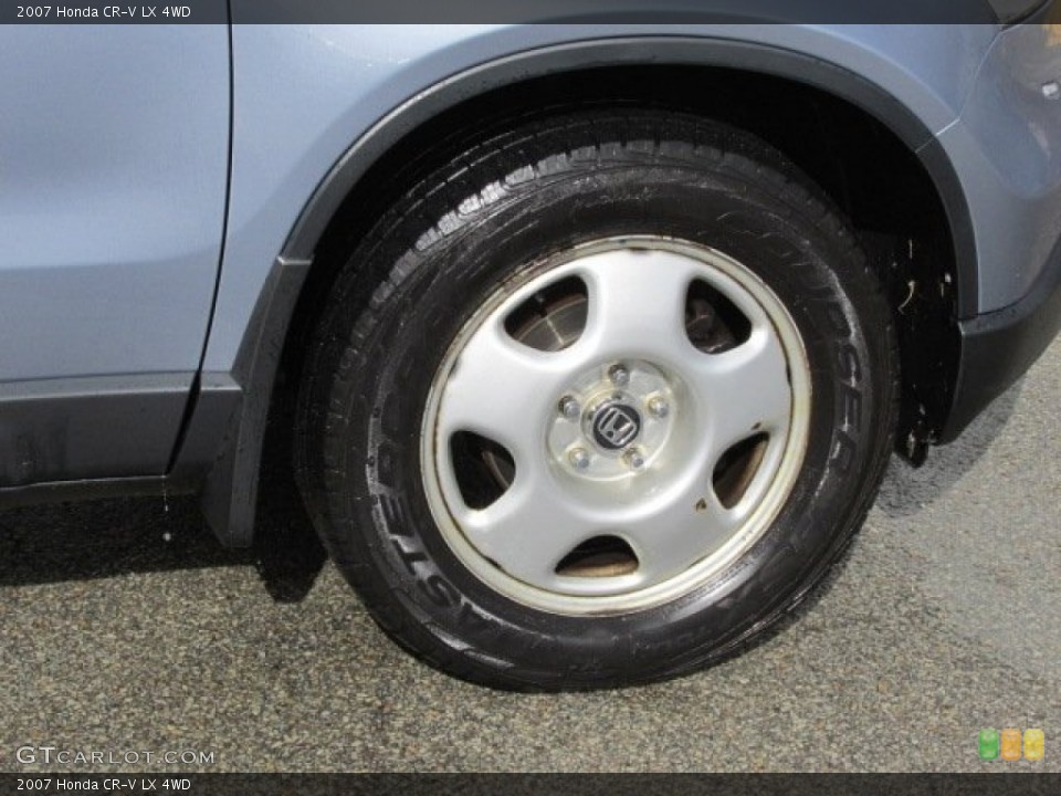 2007 Honda CR-V LX 4WD Wheel and Tire Photo #77748076