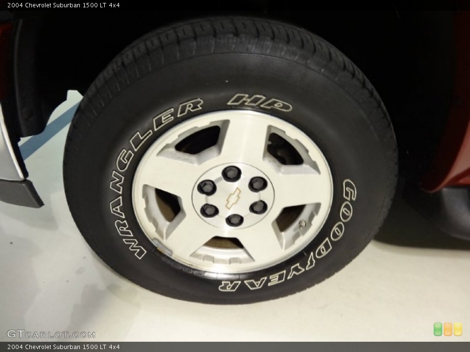 2004 Chevrolet Suburban 1500 LT 4x4 Wheel and Tire Photo #77751198