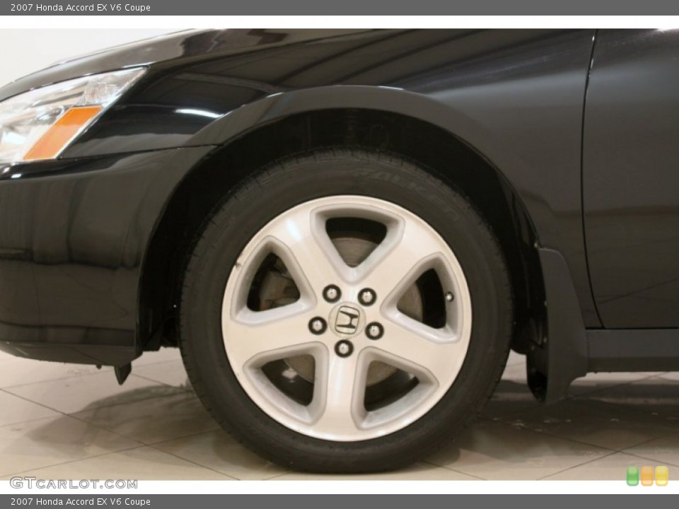 2007 Honda Accord EX V6 Coupe Wheel and Tire Photo #77751624