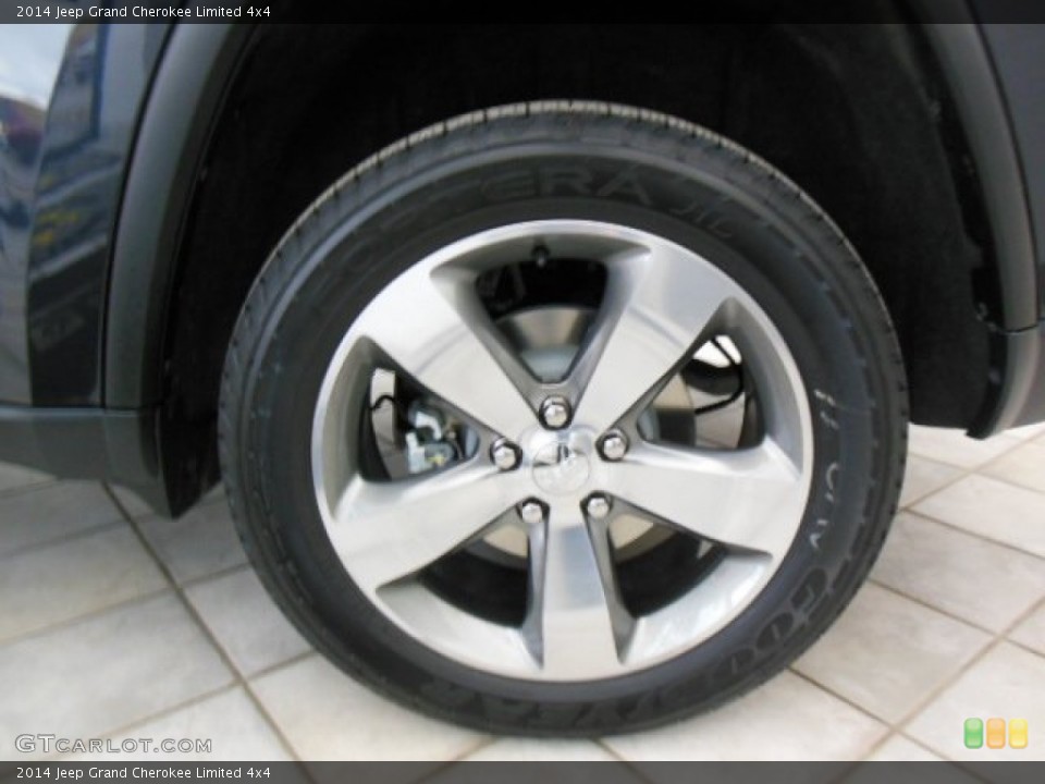 2014 Jeep Grand Cherokee Limited 4x4 Wheel and Tire Photo #77753223