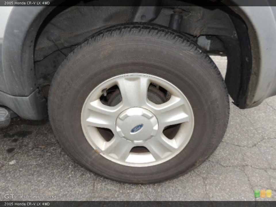 2005 Honda CR-V LX 4WD Wheel and Tire Photo #77754229