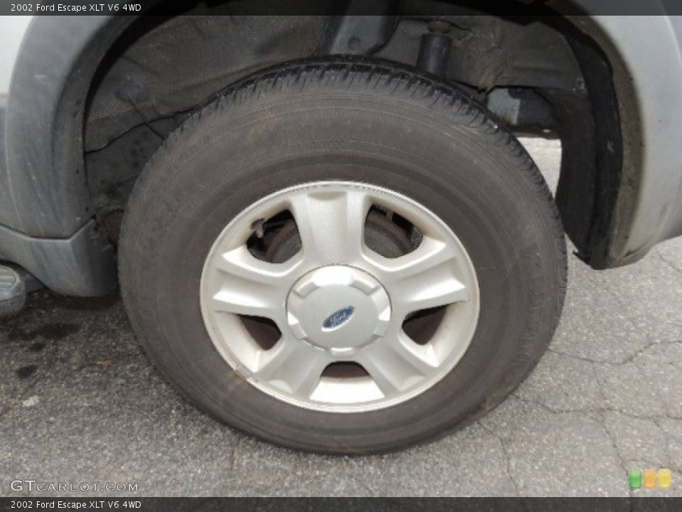 2002 Ford Escape XLT V6 4WD Wheel and Tire Photo #77754450