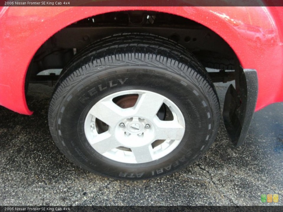 2006 Nissan Frontier SE King Cab 4x4 Wheel and Tire Photo #77754718