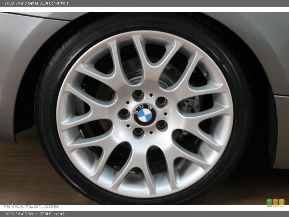 2009 BMW 3 Series 328i Convertible Wheel and Tire Photo #77755710