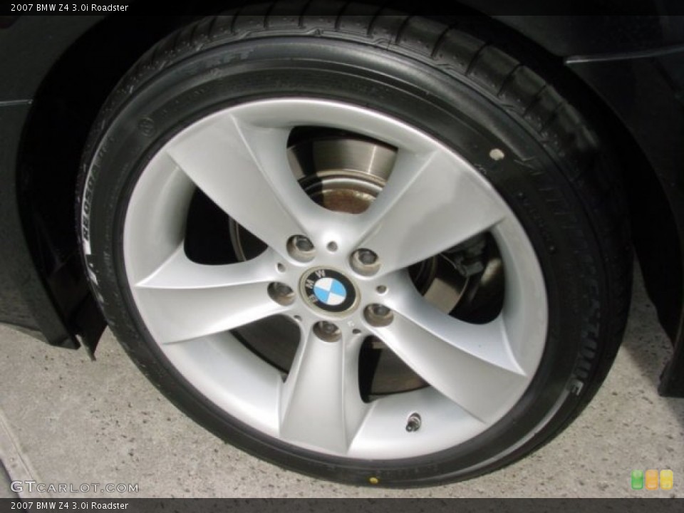 2007 BMW Z4 3.0i Roadster Wheel and Tire Photo #77756289
