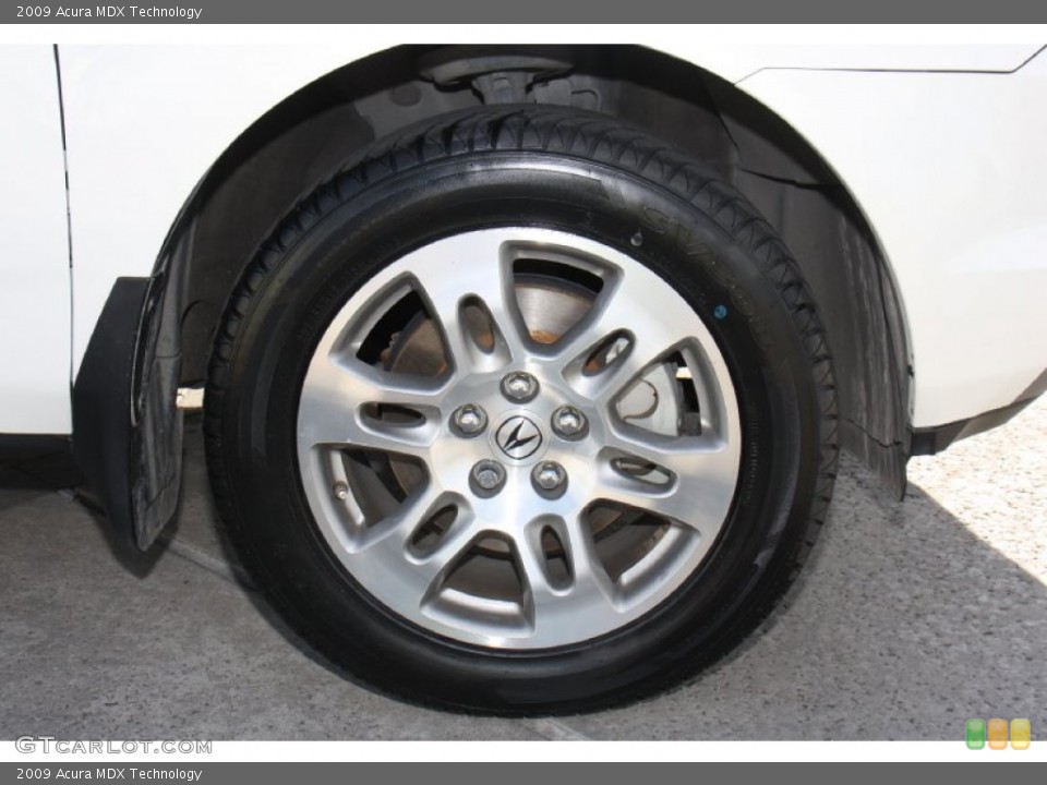 2009 Acura MDX Technology Wheel and Tire Photo #77757486
