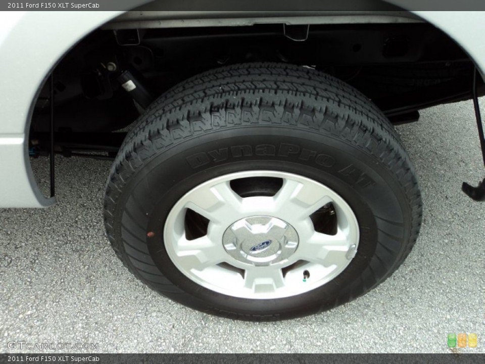 2011 Ford F150 XLT SuperCab Wheel and Tire Photo #77757811