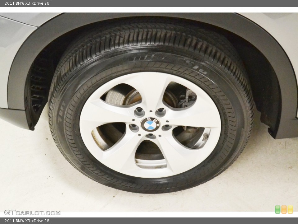 2011 BMW X3 xDrive 28i Wheel and Tire Photo #77759922