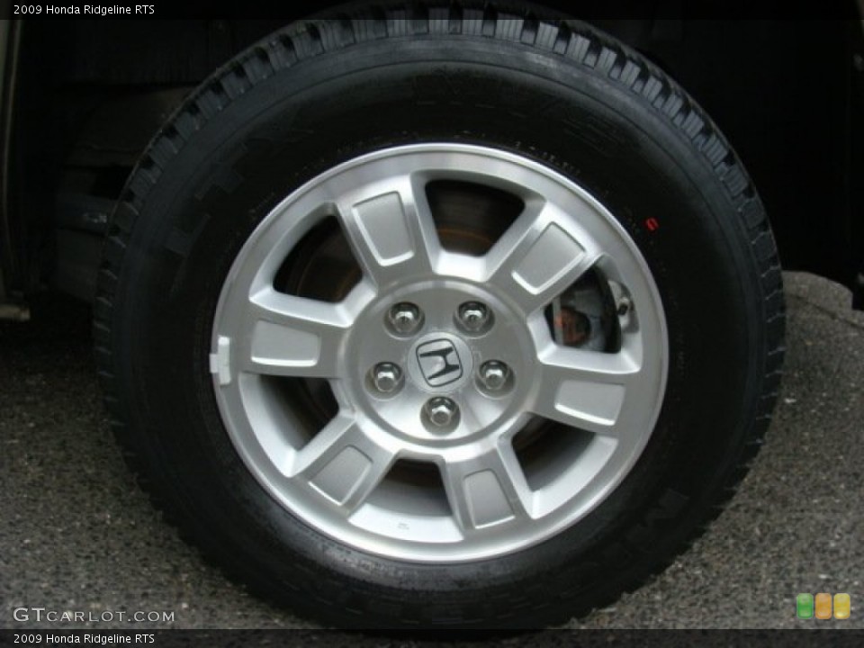 2009 Honda Ridgeline RTS Wheel and Tire Photo #77762579