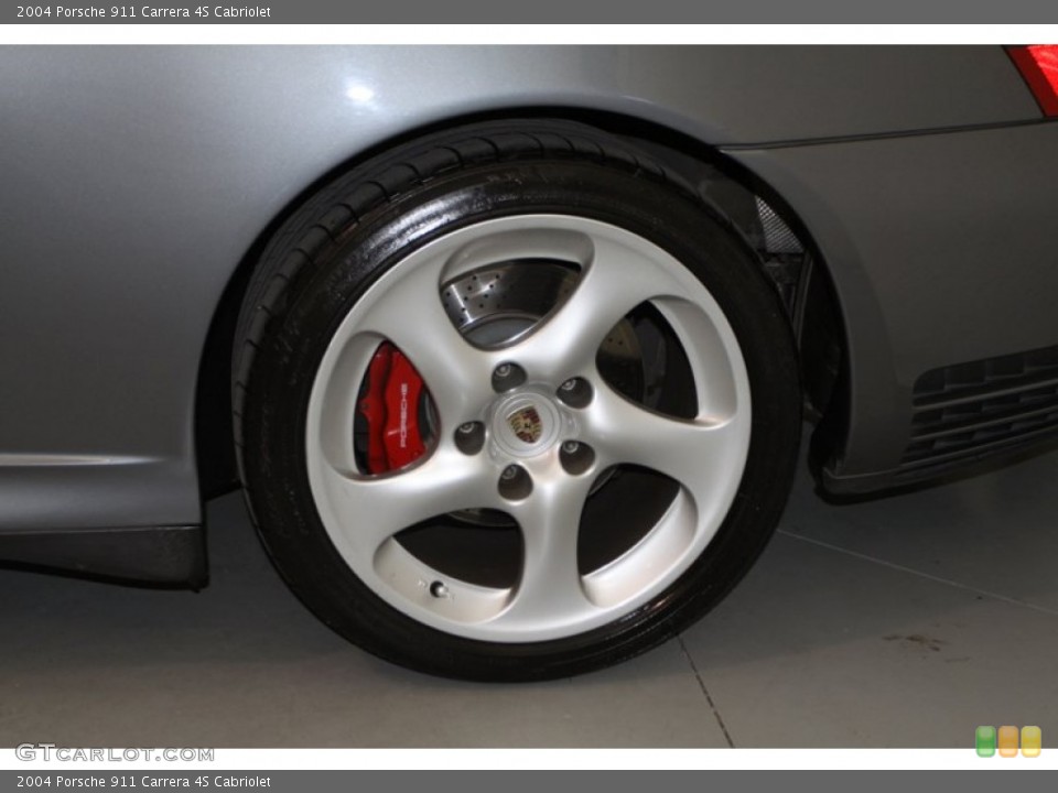 2004 Porsche 911 Carrera 4S Cabriolet Wheel and Tire Photo #77764517