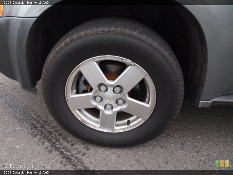 2005 Chevrolet Equinox LS AWD Wheel and Tire Photo #77764704