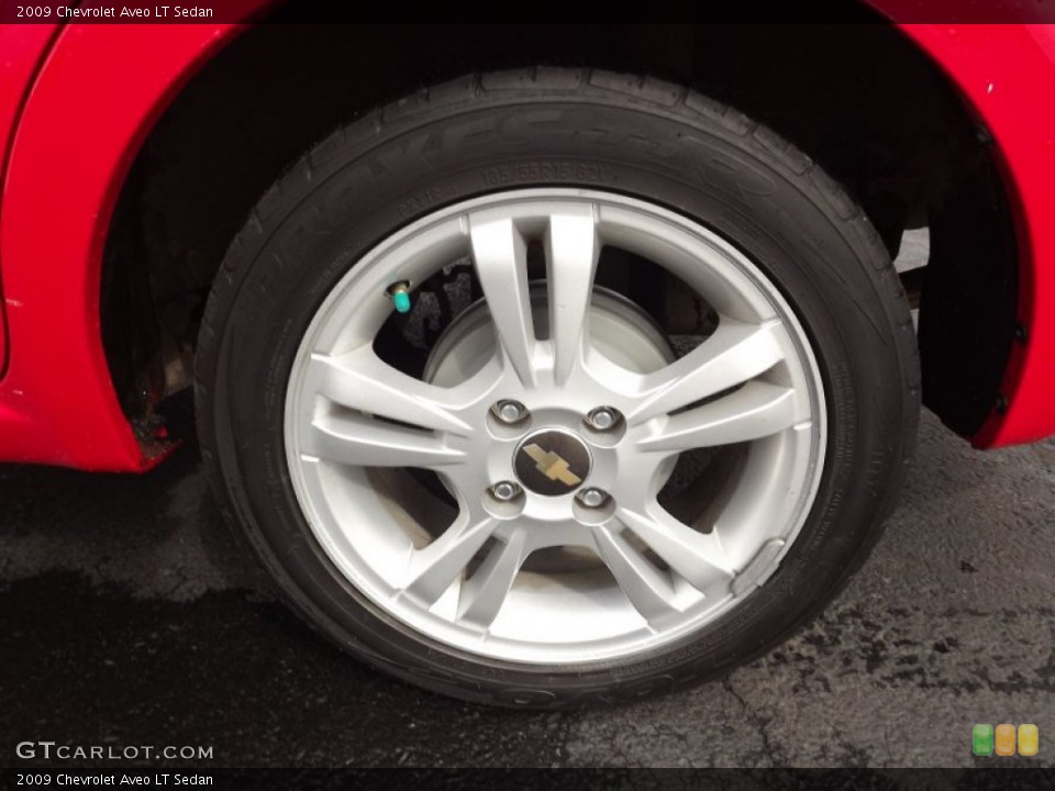 2009 Chevrolet Aveo LT Sedan Wheel and Tire Photo #77772516