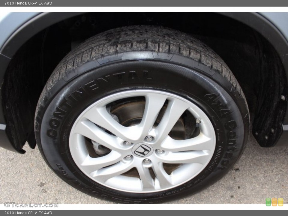 2010 Honda CR-V EX AWD Wheel and Tire Photo #77772937