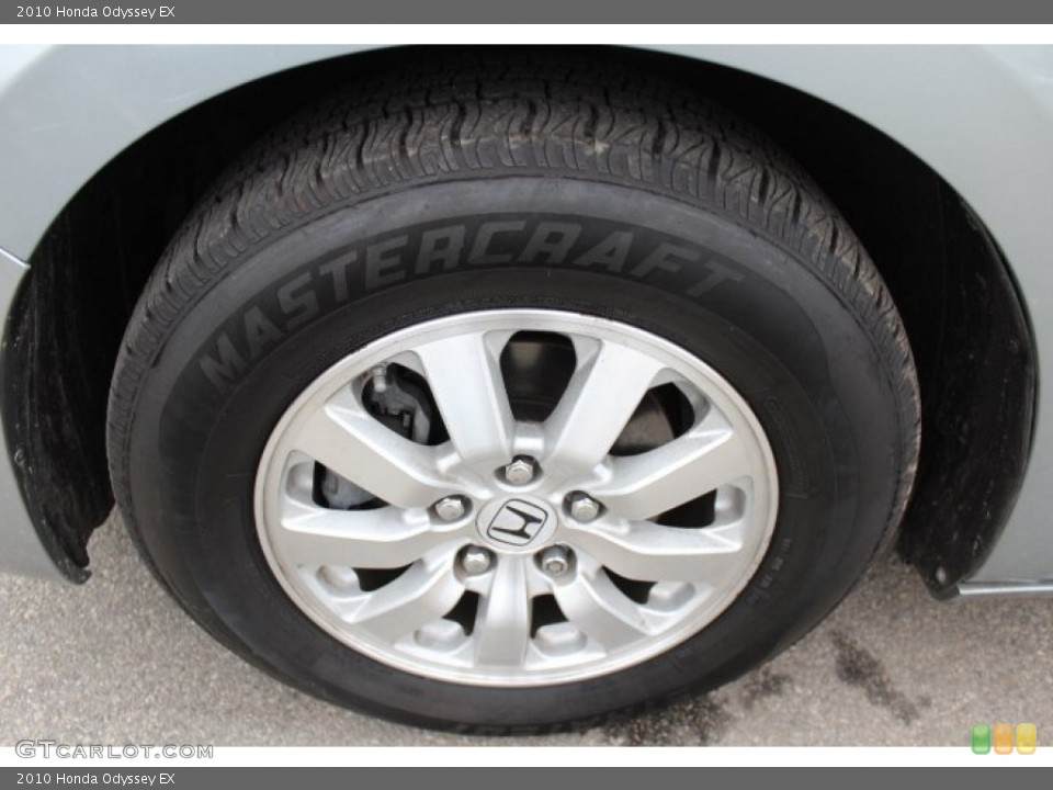 2010 Honda Odyssey EX Wheel and Tire Photo #77773448