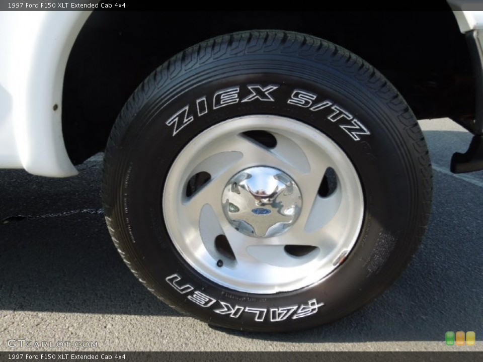 1997 Ford F150 XLT Extended Cab 4x4 Wheel and Tire Photo #77775105