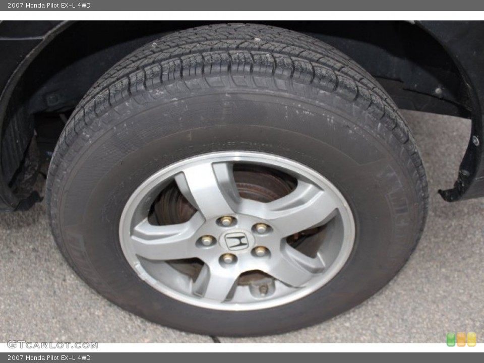 2007 Honda Pilot EX-L 4WD Wheel and Tire Photo #77780283