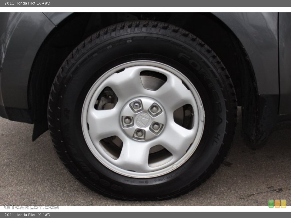 2011 Honda Pilot LX 4WD Wheel and Tire Photo #77781347