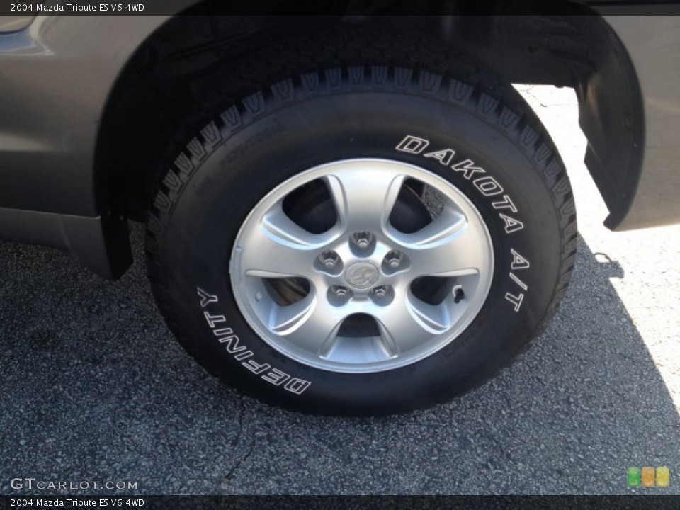2004 Mazda Tribute ES V6 4WD Wheel and Tire Photo #77782172