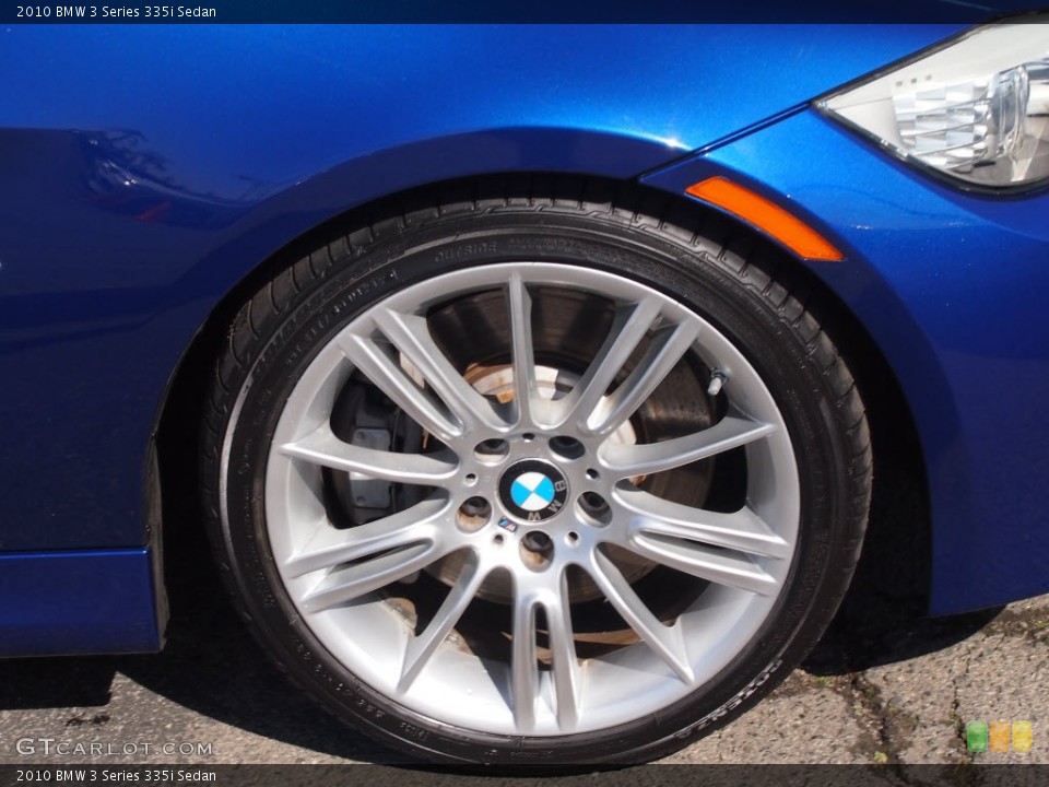 2010 BMW 3 Series 335i Sedan Wheel and Tire Photo #77782682