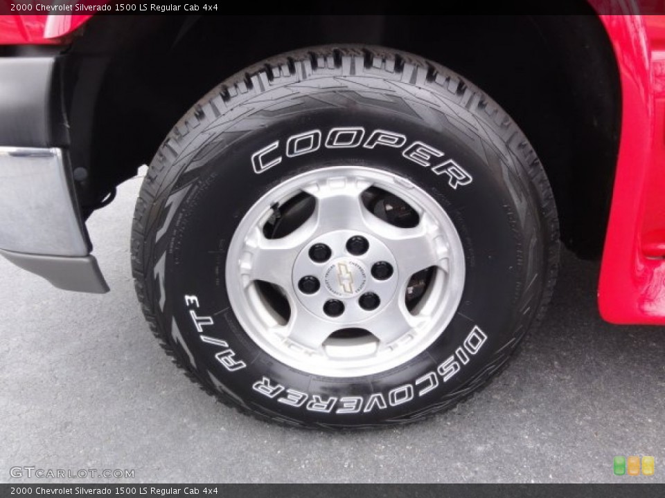2000 Chevrolet Silverado 1500 LS Regular Cab 4x4 Wheel and Tire Photo #77783774