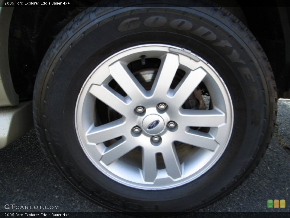 2006 Ford Explorer Eddie Bauer 4x4 Wheel and Tire Photo #77785228