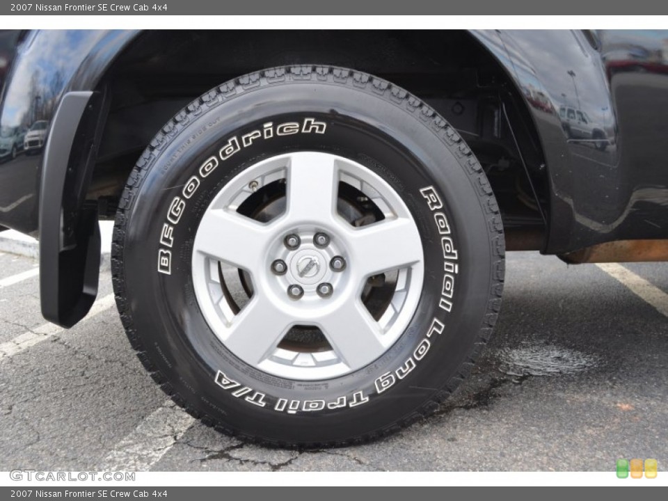 2007 Nissan Frontier SE Crew Cab 4x4 Wheel and Tire Photo #77785700