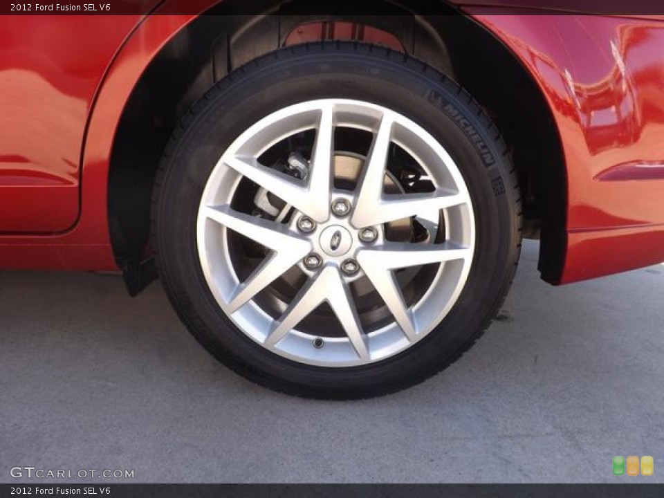 2012 Ford Fusion SEL V6 Wheel and Tire Photo #77785950