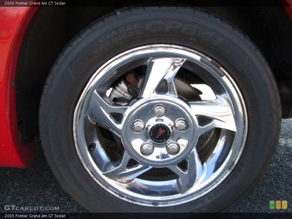 2003 Pontiac Grand Am GT Sedan Wheel and Tire Photo #77786036
